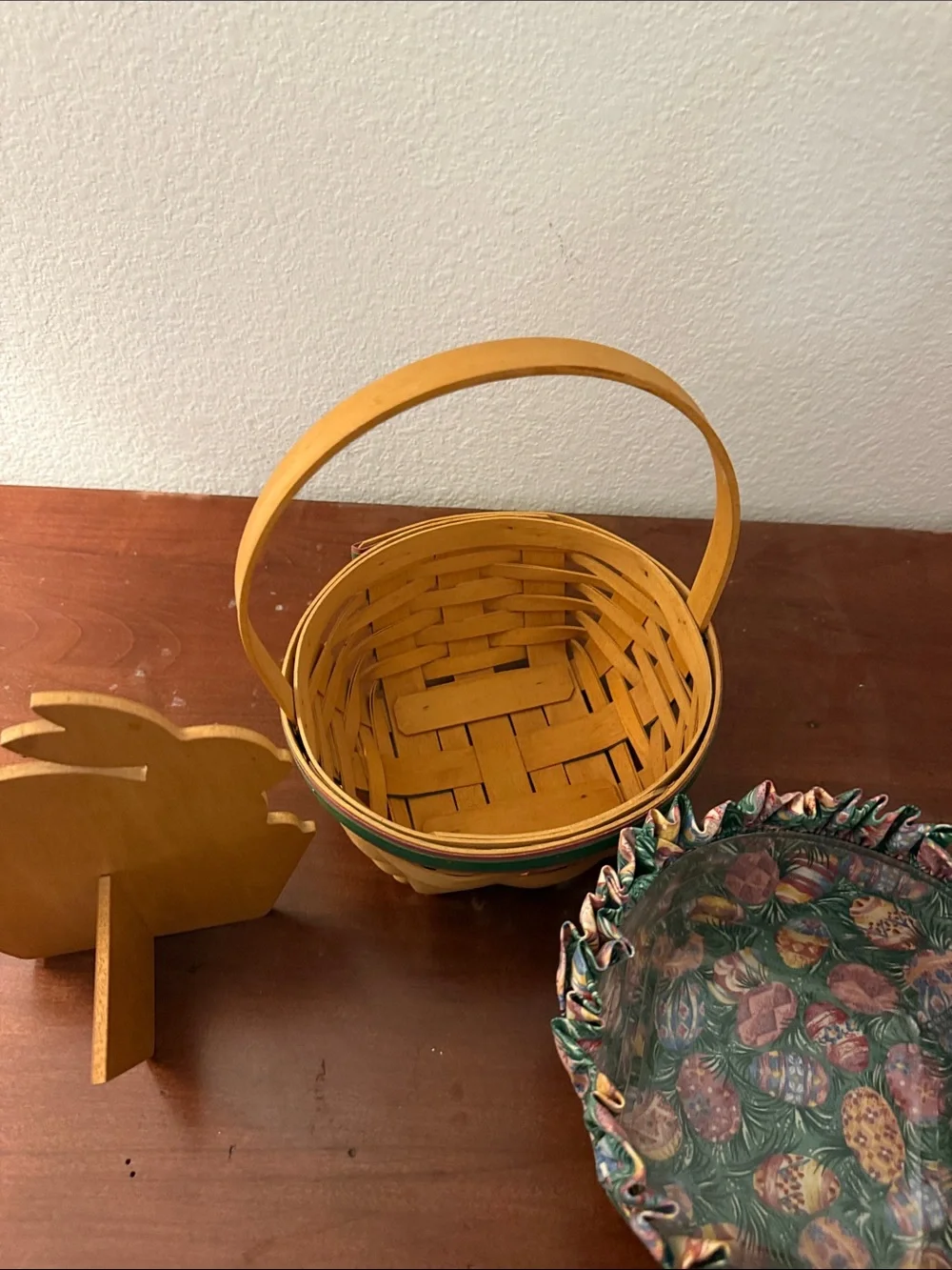 Longaberger Easter 1999 Basket with Removable Bunny
